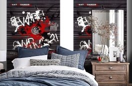 Обои SL 4 804 1632 260*186 фото в интерьере спальни превью