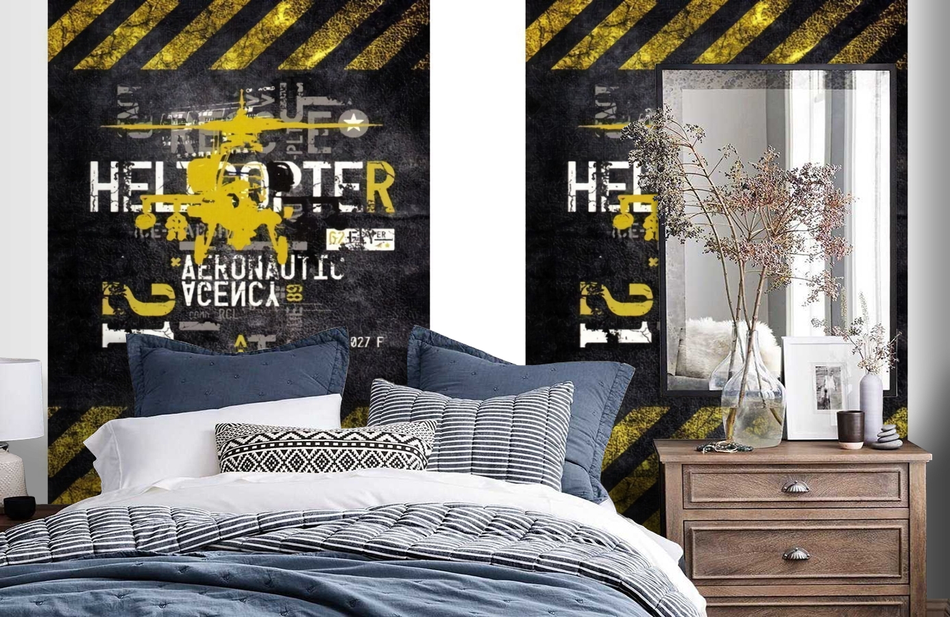 Обои SL 4 804 1637 260*186 фото в интерьере спальни Обои SL 4 804 1637 260*186 фото в интерьере спальни