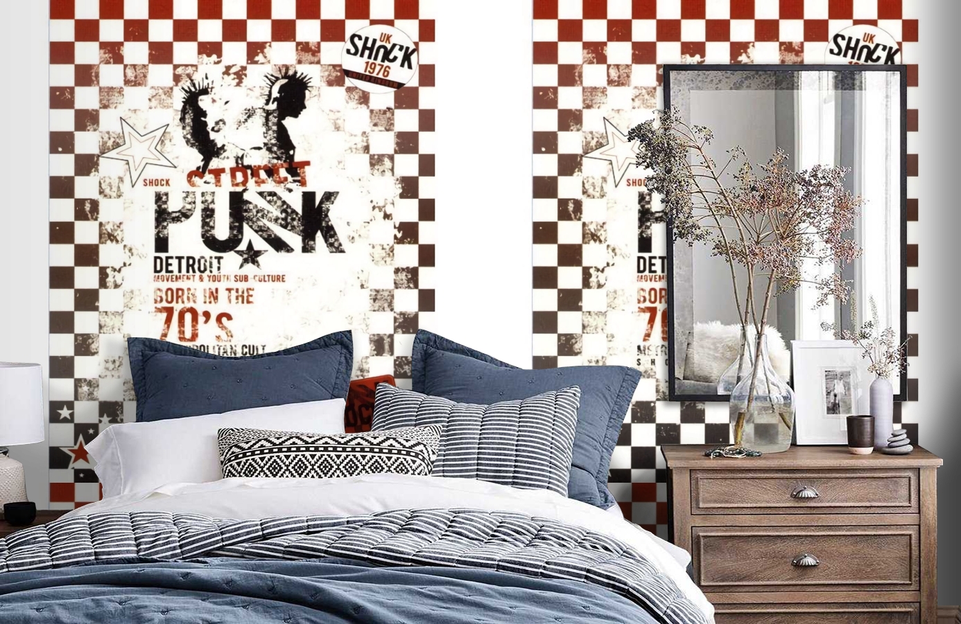 Обои SL 4 804 1638 260*186 фото в интерьере спальни Обои SL 4 804 1638 260*186 фото в интерьере спальни