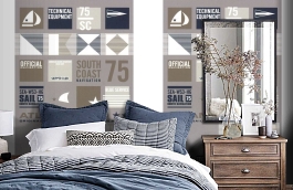 Обои SL 4 804 1649 260*186 фото в интерьере спальни превью