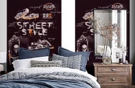 Обои SL 4 804 1650 260*186 фото в интерьере спальни превью