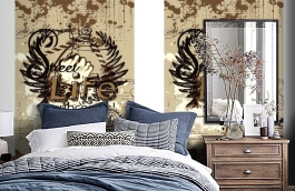 Обои SL 4 804 1654 260*186 фото в интерьере спальни превью