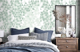 Обои 100815 фото в интерьере спальни превью