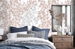 Обои 100822 фото в интерьере спальни превью