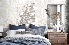 Обои 100839 фото в интерьере спальни превью