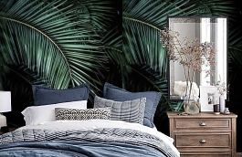 Обои 100990 фото в интерьере спальни превью