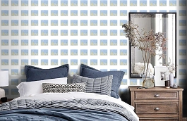 Обои DLR53522B фото в интерьере спальни превью