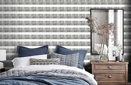 Обои DLR53541B фото в интерьере спальни превью