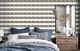 Обои DLR53542B фото в интерьере спальни превью