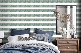 Обои DLR53603B фото в интерьере спальни превью