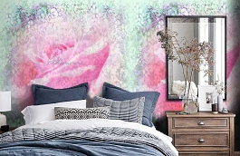 Обои 24128 фото в интерьере спальни превью