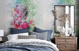 Обои BM26114 фото в интерьере спальни превью