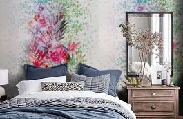 Обои BM26115 фото в интерьере спальни превью