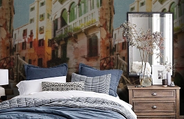 Обои 803 фото в интерьере спальни превью