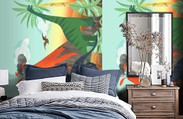 Обои FA42800M фото в интерьере спальни превью