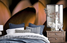 Обои EXD-18582 фото в интерьере спальни превью