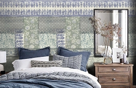 Обои 1937 фото в интерьере спальни превью