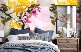 Обои P011301-5 фото в интерьере спальни превью