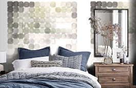 Обои P152101-5 фото в интерьере спальни превью