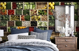 Обои P192901-5 фото в интерьере спальни превью