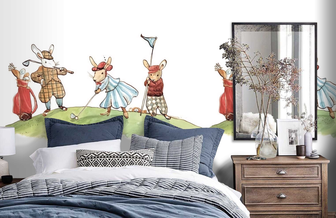 Обои 1233040 фото в интерьере спальни