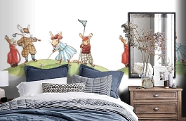 Обои 1233040 фото в интерьере спальни превью