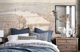 Обои 1463 lev5 805 фото в интерьере спальни превью