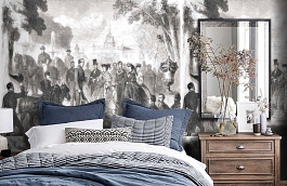 Обои 1495 ev5 205 фото в интерьере спальни превью