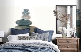 Обои 1550 lev6 805 фото в интерьере спальни превью