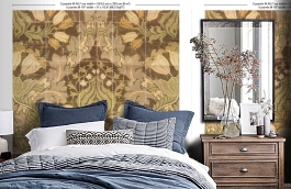 Обои MRV-02-5 фото в интерьере спальни превью