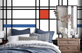 Обои KTM1001M фото в интерьере спальни превью