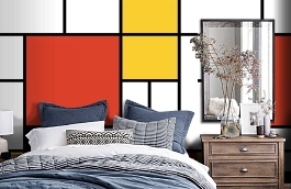 Обои KTM1002M фото в интерьере спальни превью