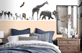 Обои 892352 фото в интерьере спальни превью