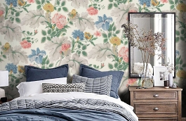 Обои 7236 фото в интерьере спальни превью