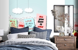 Обои P180601-4 фото в интерьере спальни превью