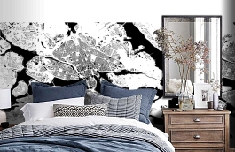 Обои P181401-8 фото в интерьере спальни превью