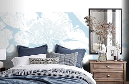 Обои P181402-8 фото в интерьере спальни превью