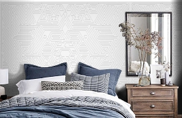 Обои P181801-6 фото в интерьере спальни превью