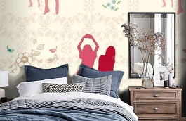 Обои 664072 фото в интерьере спальни превью