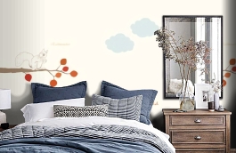 Обои 674073 фото в интерьере спальни превью