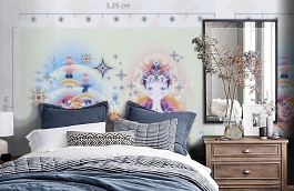 Обои 1280201 фото в интерьере спальни превью