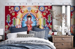 Обои 1280205 фото в интерьере спальни превью