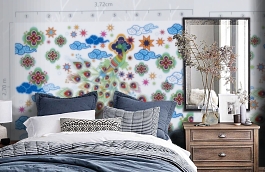 Обои 1280207 фото в интерьере спальни превью