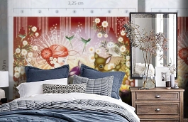 Обои 1280208 фото в интерьере спальни превью