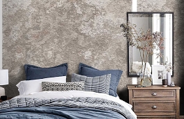 Обои MD903002 фото в интерьере спальни превью