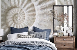 Обои MD903005 фото в интерьере спальни превью