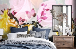 Обои P011301-6 фото в интерьере спальни превью