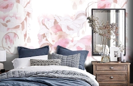 Обои P030301-6 фото в интерьере спальни превью