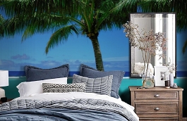 Обои P110803-6 фото в интерьере спальни превью