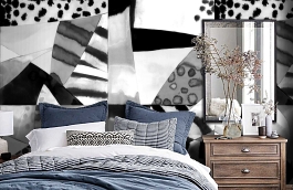Обои P150502-6 фото в интерьере спальни превью